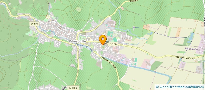 localisation de l'entreprise BAUROL à RIBEAUVILLE