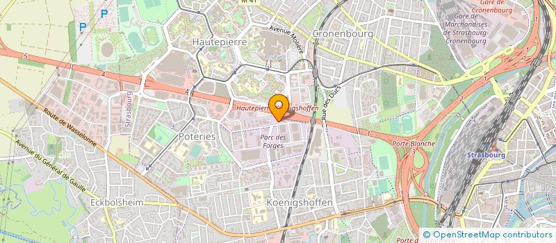 localisation de l'entreprise BAUS FRANCE à STRASBOURG