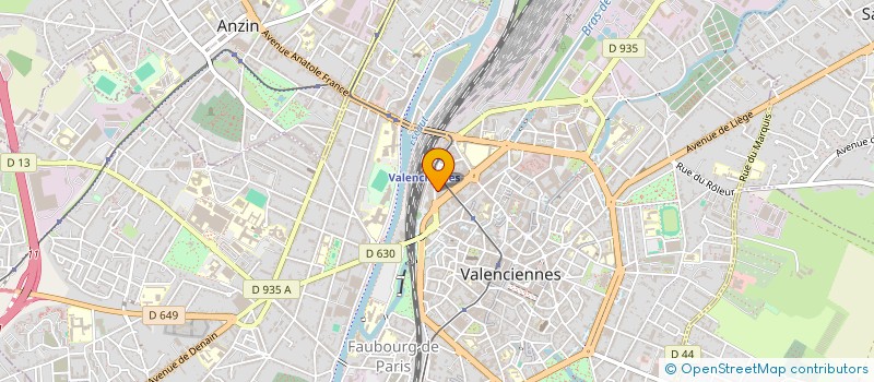 localisation de l'entreprise BAUSIER à VALENCIENNES