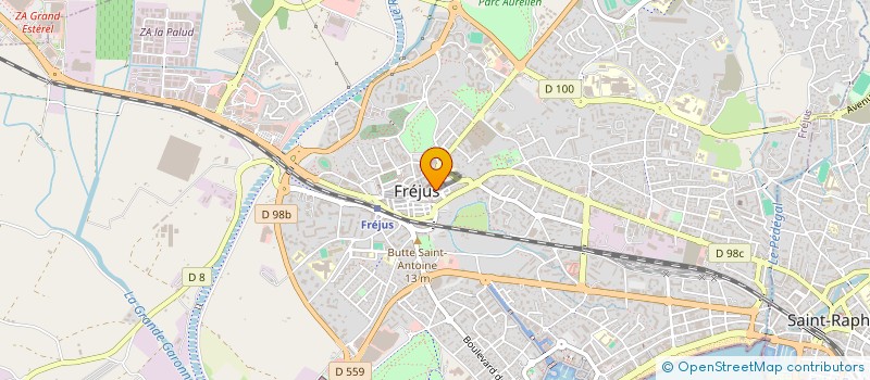 localisation de l'entreprise BAUSSET à FREJUS