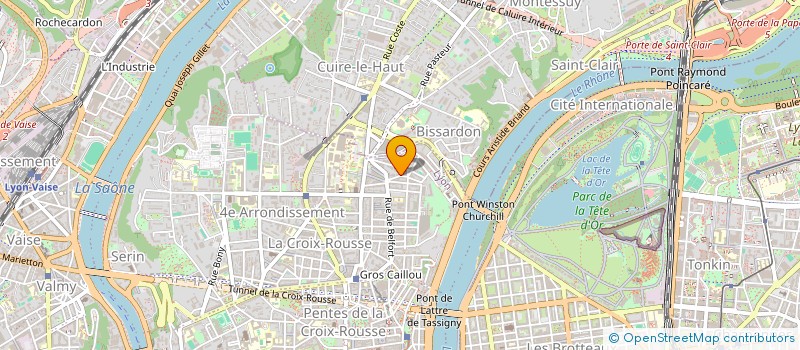 localisation de l'entreprise BAUSSY LABEYE REBOLLE  LYON