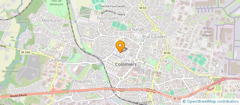 localisation de l'entreprise BAUSTEINE ERDE à COLOMIERS