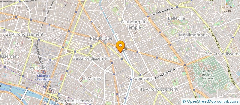 localisation de l'entreprise BAUTEC à PARIS