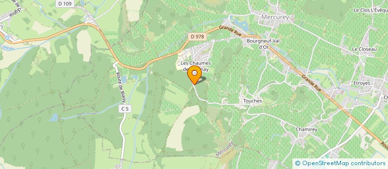 localisation de l'entreprise BAUTISTA à MERCUREY