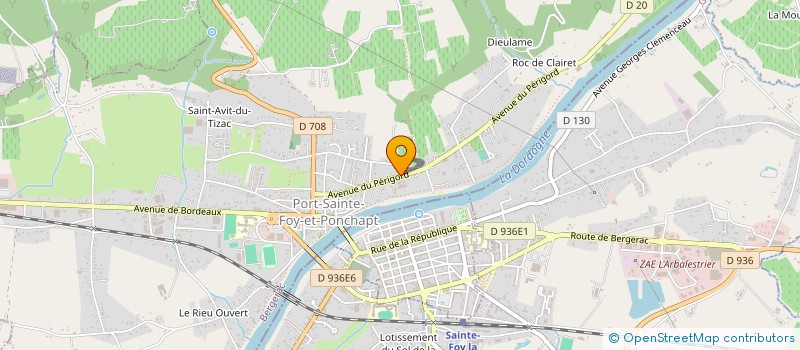 localisation de l'entreprise BAUTISTA  PORT-SAINTE-FOY-ET-PONCHAPT