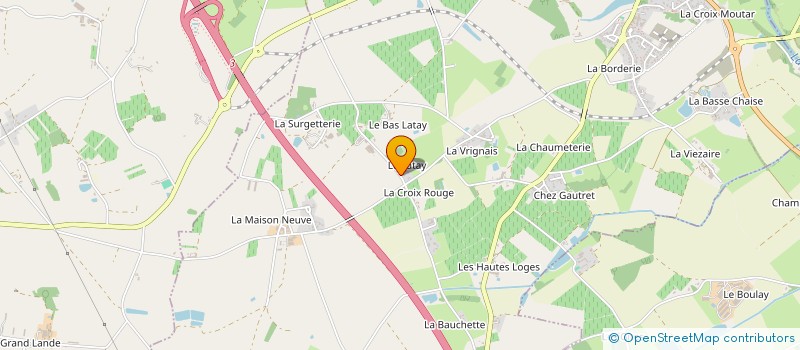 localisation de l'entreprise BAUVINEAU à LA PLANCHE