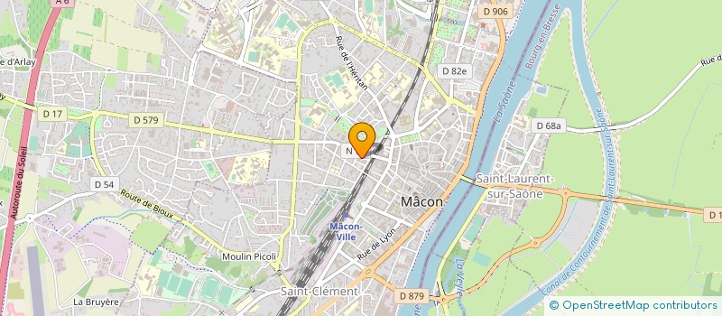 localisation de l'entreprise BAUWEBPRO à MACON