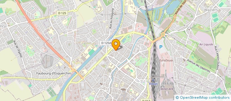 localisation de l'entreprise BAUWENS SARL  DOUAI