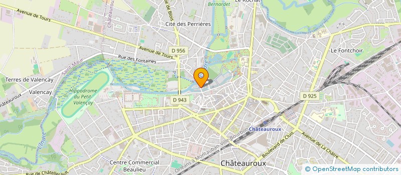 localisation de l'entreprise BAUX DE PROVENCE à CHATEAUROUX