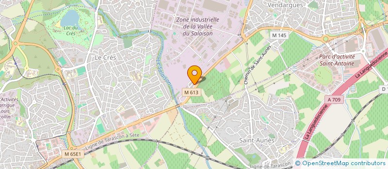 localisation de l'entreprise BAUX MEUBLES SARL à VENDARGUES