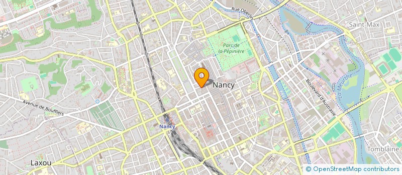 localisation de l'entreprise BAUXYTE  NANCY