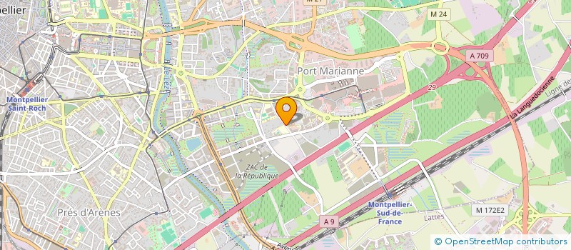 localisation de l'entreprise BAV 1855 à MONTPELLIER