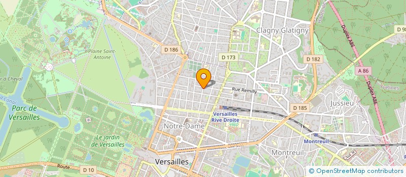 localisation de l'entreprise BAV'ART CAFE à VERSAILLES