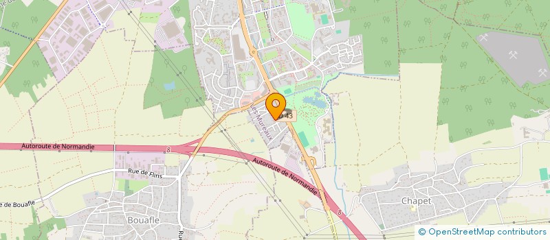localisation de l'entreprise BAVAILLOT ET TISSIER à MUREAUX (LES)