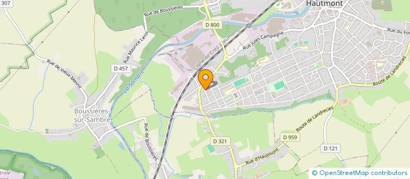 localisation de l'entreprise BAVARIA MOTORS  HAUTMONT