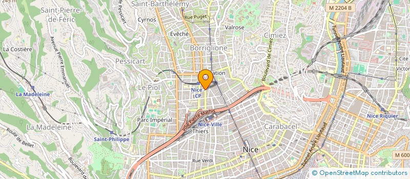 localisation de l'entreprise BAVARO  NICE