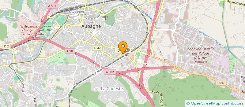 localisation de l'entreprise BAVAROISES MOTEURS SERVICES  AUBAGNE