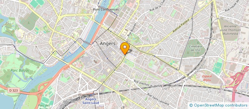 localisation de l'entreprise BAVAROY à ANGERS