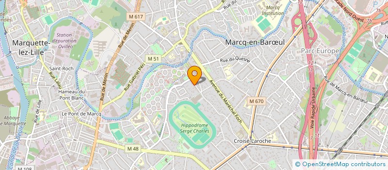 localisation de l'entreprise BAVAX  MARCQ-EN-BARUL