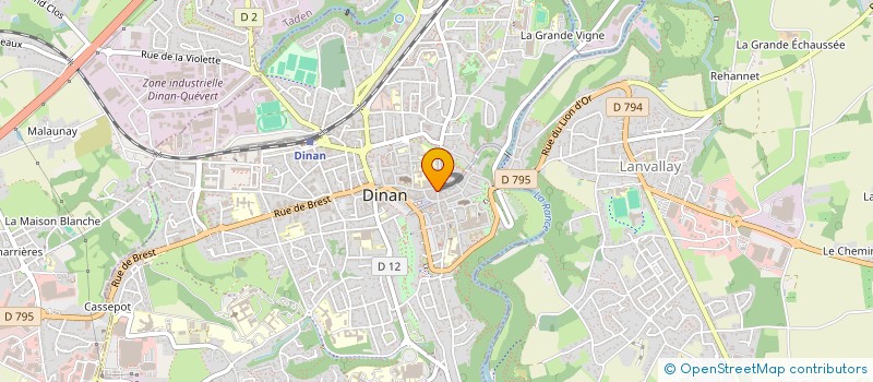 localisation de l'entreprise BAVEN à DINAN