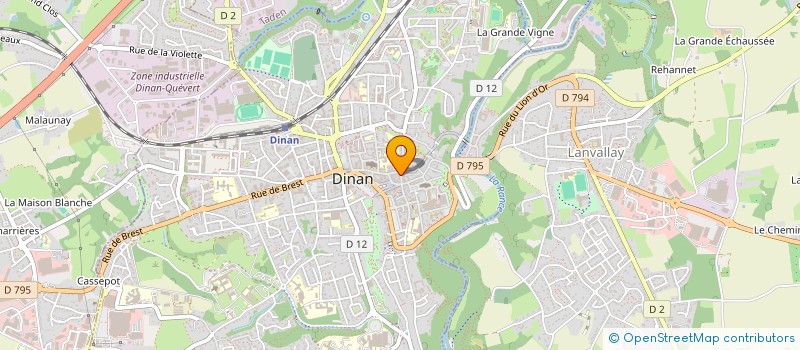 localisation de l'entreprise BAVEN IMMO  DINAN