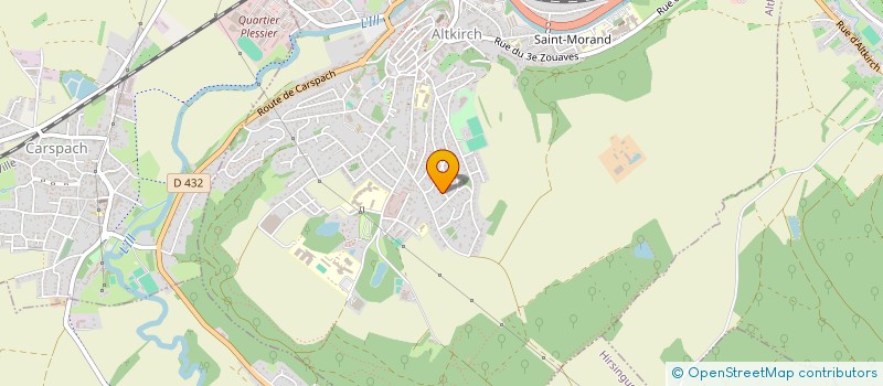 localisation de l'entreprise BAVI  ALTKIRCH