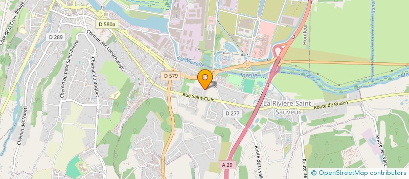 localisation de l'entreprise BAVISTA TEAM  LA RIVIERE-SAINT-SAUVEUR