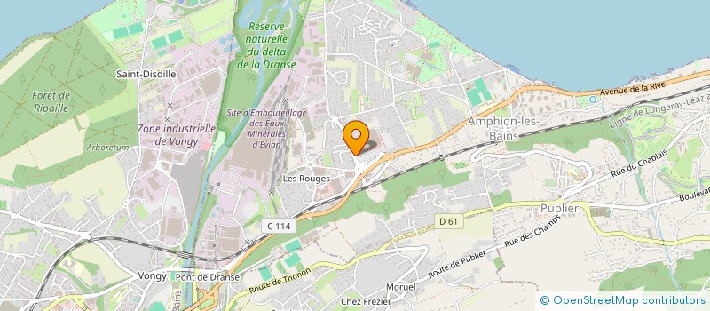 localisation de l'entreprise BAVOUX SPORT à PUBLIER