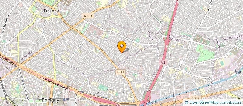 localisation de l'entreprise BAW TRANSPORT à DRANCY