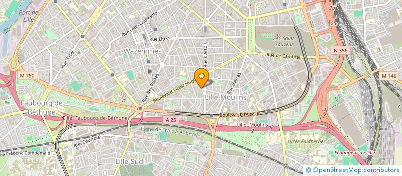localisation de l'entreprise BAWA CONSULTING à LILLE
