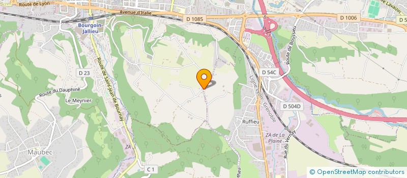 localisation de l'entreprise BAWI IMMOBILIER à BOURGOIN-JALLIEU