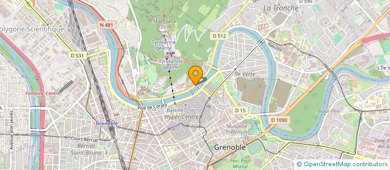 localisation de l'entreprise BAWLON  GRENOBLE