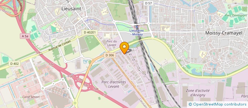 localisation de l'entreprise BAX à MOISSY-CRAMAYEL