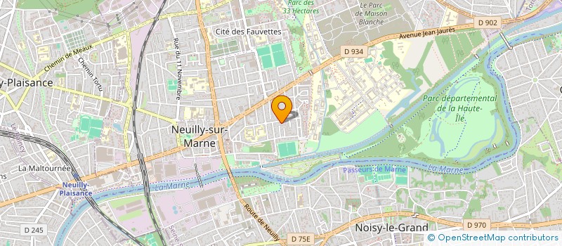 localisation de l'entreprise BAXIMMO à NEUILLY-SUR-MARNE