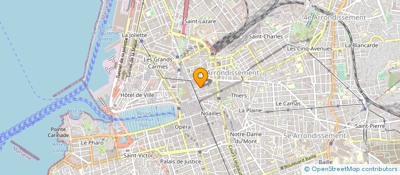 localisation de l'entreprise BAXTER à MARSEILLE