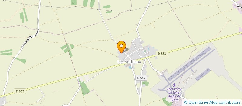 localisation de l'entreprise BAXTER  LES AUTHIEUX