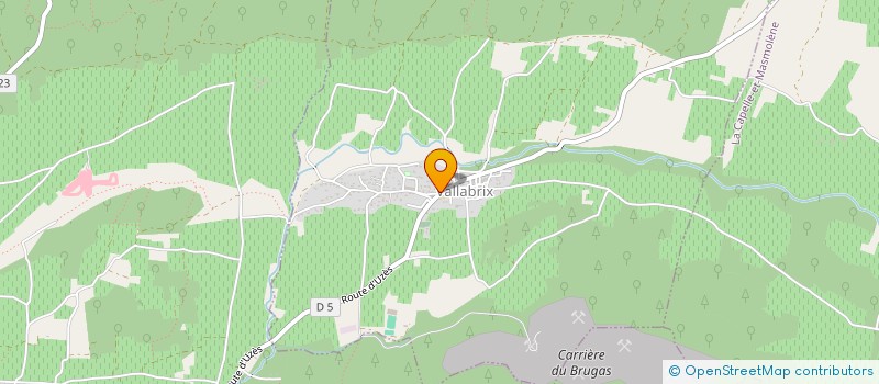 localisation de l'entreprise BAXTER - GUIN  VALLABRIX