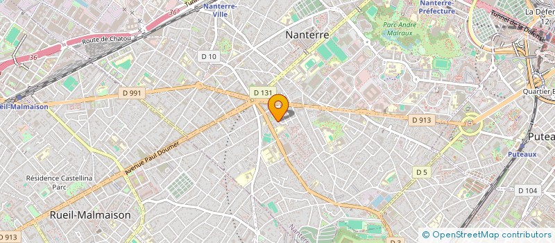 localisation de l'entreprise BAXTOR  NANTERRE