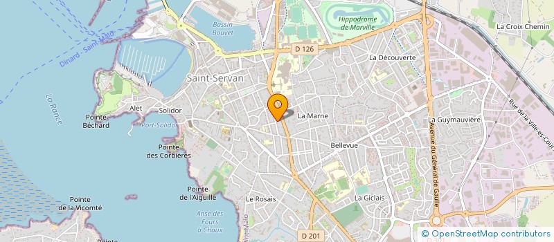 localisation de l'entreprise BAXTR à SAINT-MALO