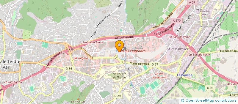 localisation de l'entreprise BAXYM SIEGES à LA VALETTE-DU-VAR