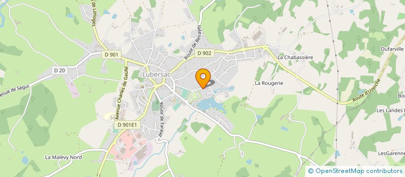 localisation de l'entreprise BAY  LUBERSAC