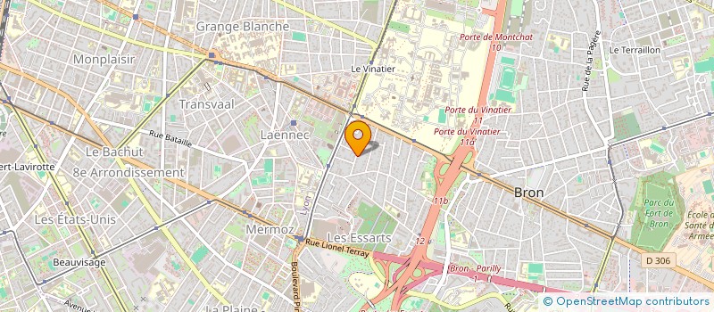 localisation de l'entreprise BAY CALIFORNIE  BRON