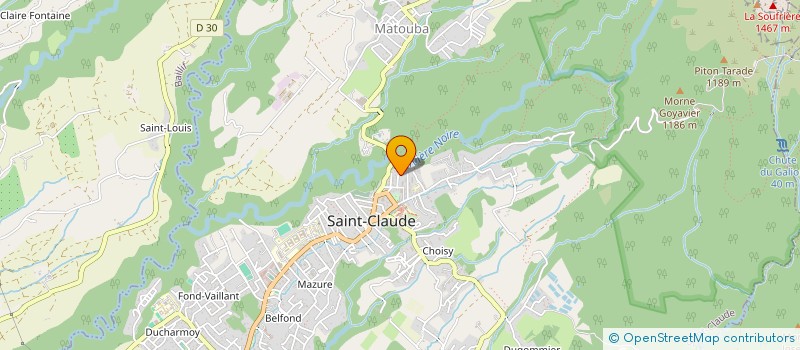 localisation de l'entreprise BAY CHANS LA UNE CHANCE POUR CHACUN à SAINT-CLAUDE