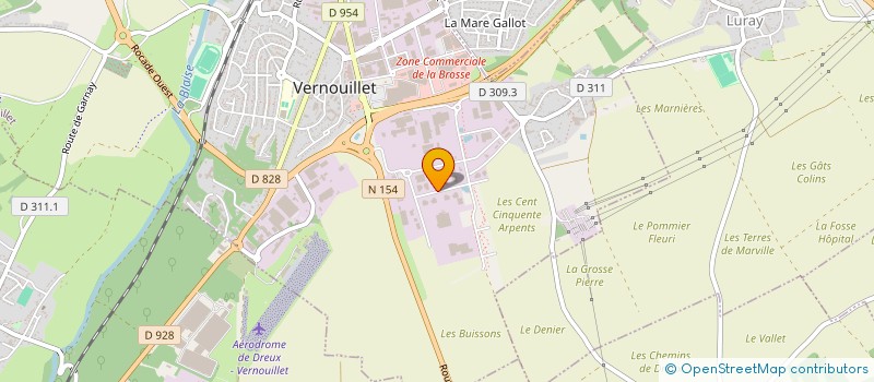 localisation de l'entreprise BAY IMMOBILIER à VERNOUILLET