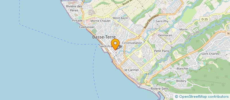 localisation de l'entreprise BAY LAVWA GWADA COMMUNICATION  BASSE-TERRE