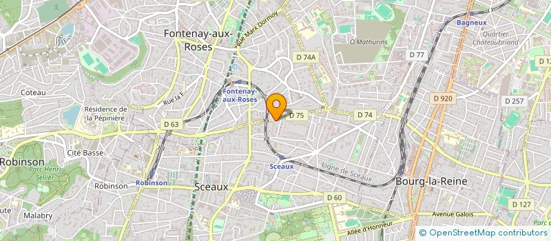 localisation de l'entreprise BAY'ROOT à SCEAUX