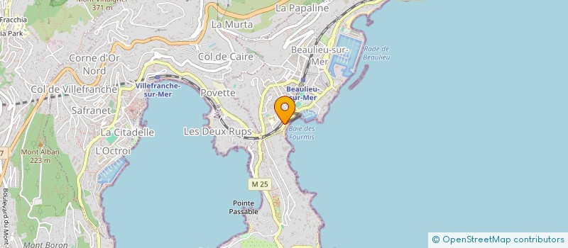 localisation de l'entreprise BAY SIDE  BEAULIEU-SUR-MER