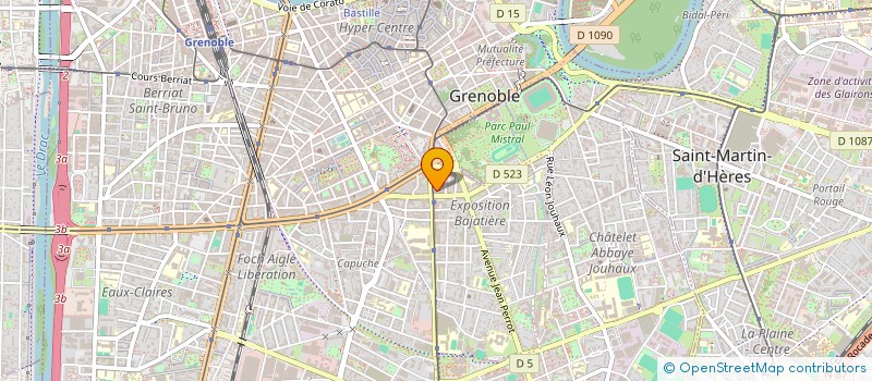 localisation de l'entreprise BAYA à GRENOBLE
