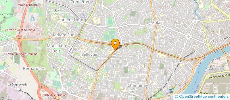 localisation de l'entreprise BAYA à NANTES