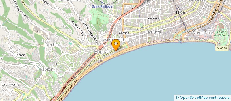 localisation de l'entreprise BAYA à NICE
